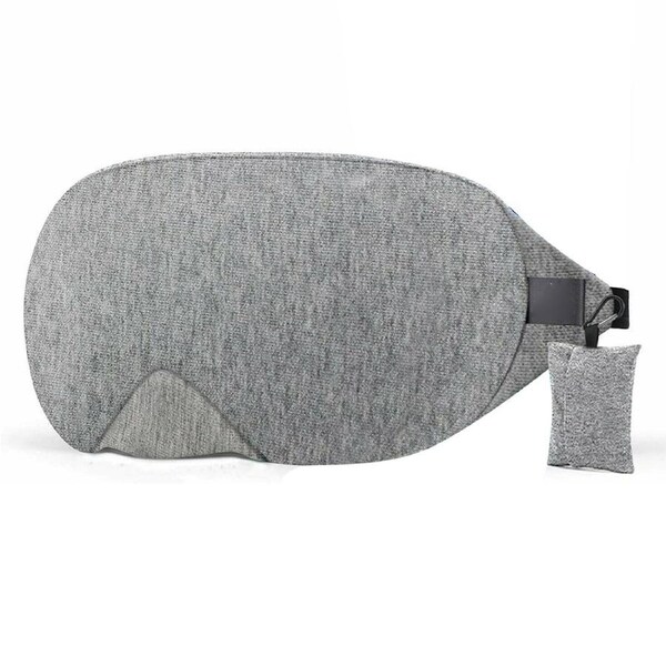 Sleeping Eye Mask Light Blocking Sleep Mask Soft Grey