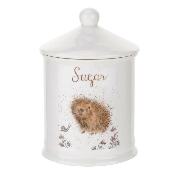 Royal Worcester Wrendale Sugar Canister - A Prickly Encounter