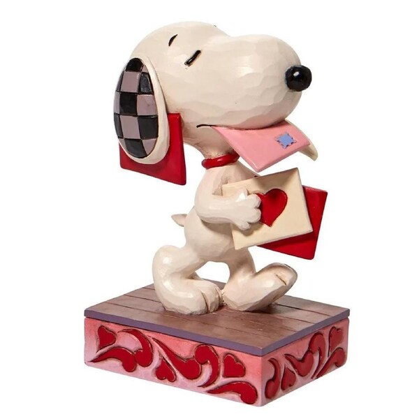 Peanuts by Jim Shore - Snoopy Holding Valentine
