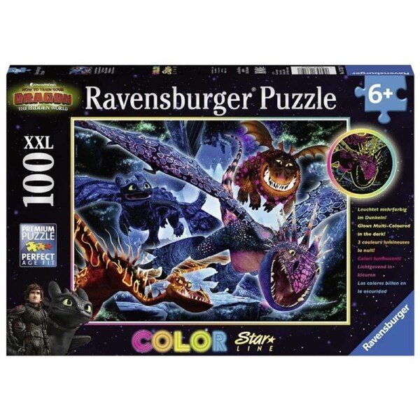 Ravensburger Puzzle 100pc XXL - How To Train Your Dragon 3