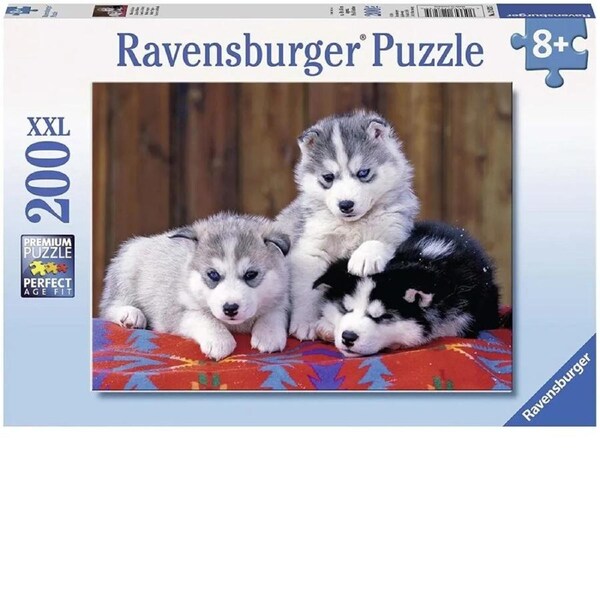 Ravensburger Puzzle 200pc - Huskie Puppies