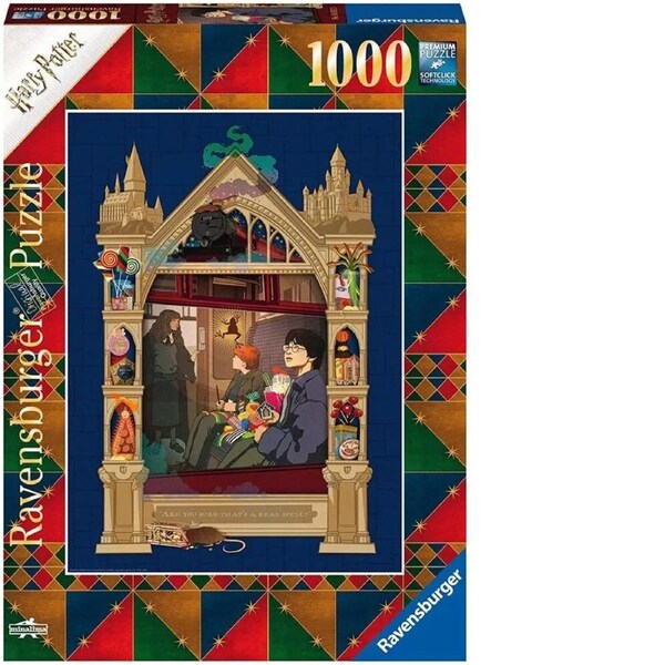 Ravensburger Puzzle 1000pc - Harry Potter On The Way To Hogwarts