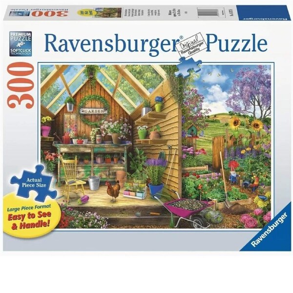 Ravensburger Puzzle 300pc Large Format - Gardeners Getaway
