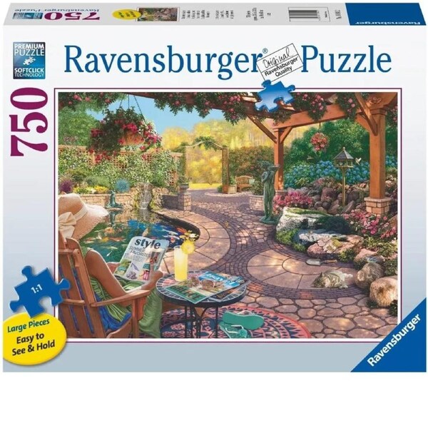 Ravensburger Puzzle 750pc Large Format - Cozy Backyard Bliss