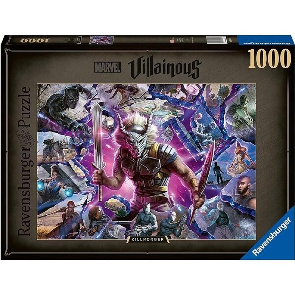 Ravensburger Puzzle 1000pc - Marvel Villainous Killmonger