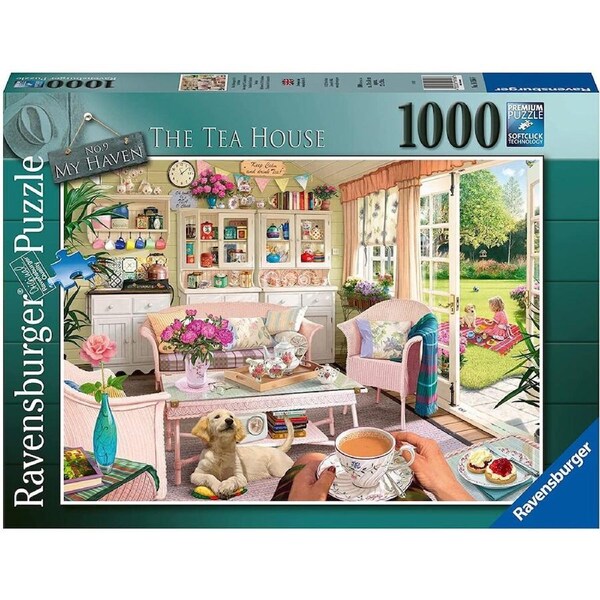 Ravensburger Puzzle 1000pc - My Haven The Tea House