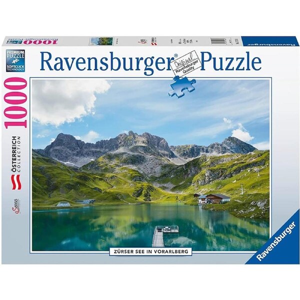 Ravensburger Puzzle 1000pc - Zürser See in Vorarlberg
