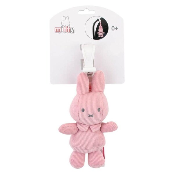 Miffy Ribbed - Miffy Jiggler Toy Pink