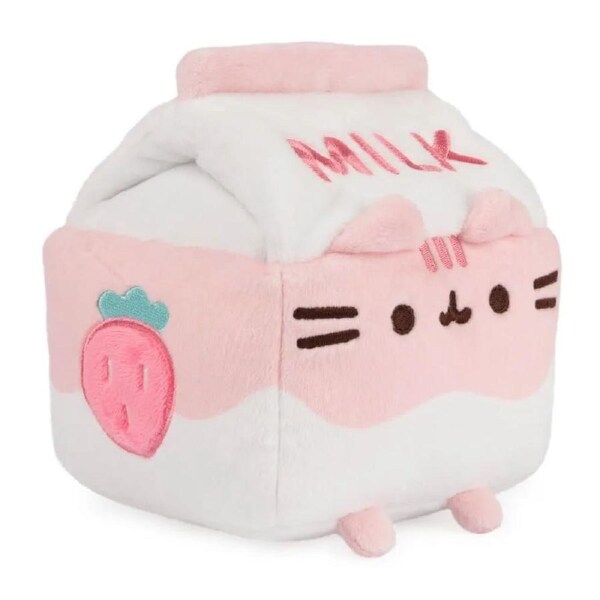 Pusheen Plush Sips - Strawberry Milk