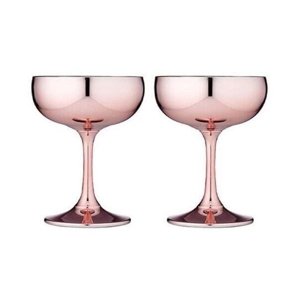 Tempa Aurora - Rose Coupe Glass 2 Pack