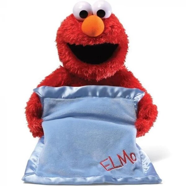 Sesame Street - Animated Peek-a-boo Elmo 28cm Plush