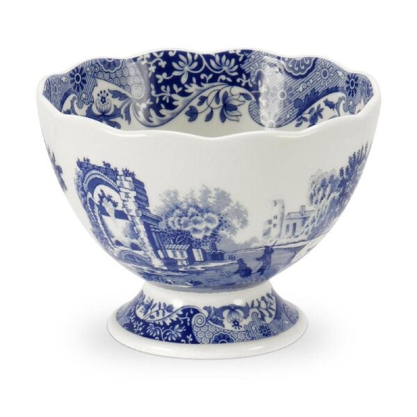 Spode Blue Italian - Footed Dish