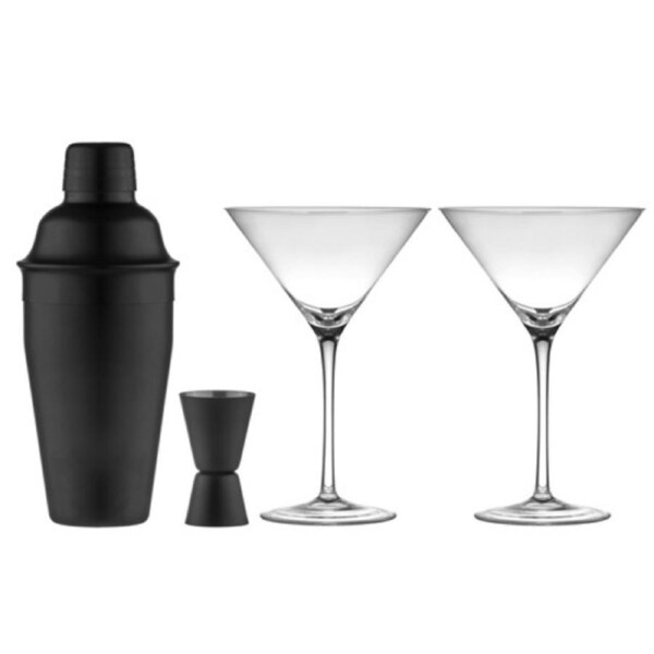 Tempa Aurora - Matte Black Cocktail Set 4pc