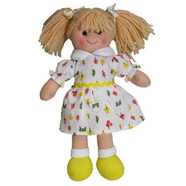 Hopscotch Lovely Soft Rag Doll ANNIE Dressed Girl Medium 25cm