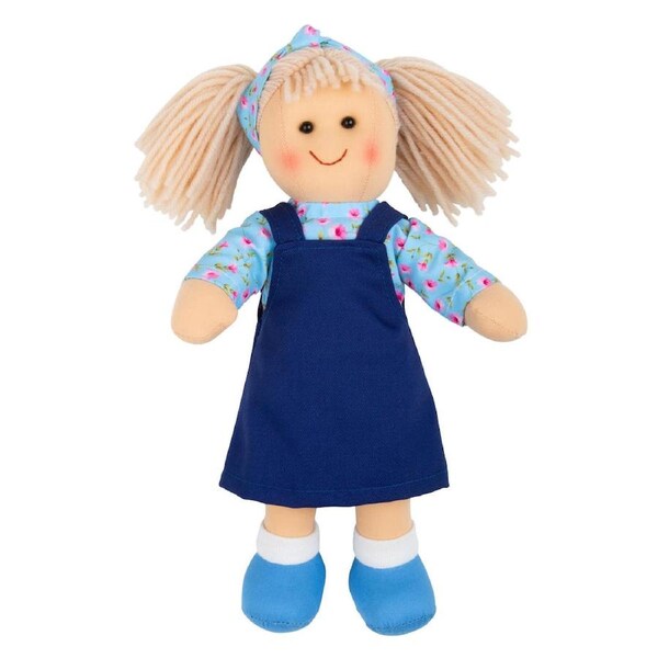Hopscotch Lovely Soft Rag Doll IVY Dressed Girl Medium 25cm