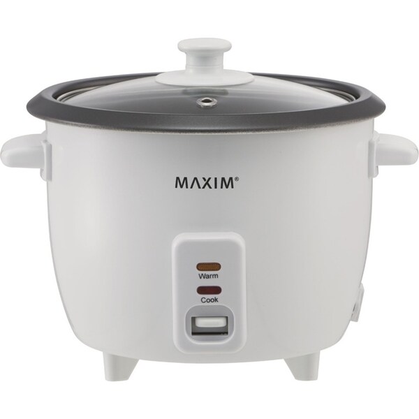 Maxim Kitchenpro Home Kitchen Cooking Non Stick 1L/5 Cup Rice Cooker/Warmer