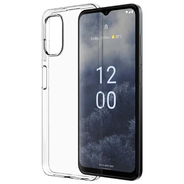 Nokia G60 5G Ultra Slim Crystal Clear Premium TPU Gel Back Case by MEZON – Shock Absorption (Nokia G60 5G, Gel)