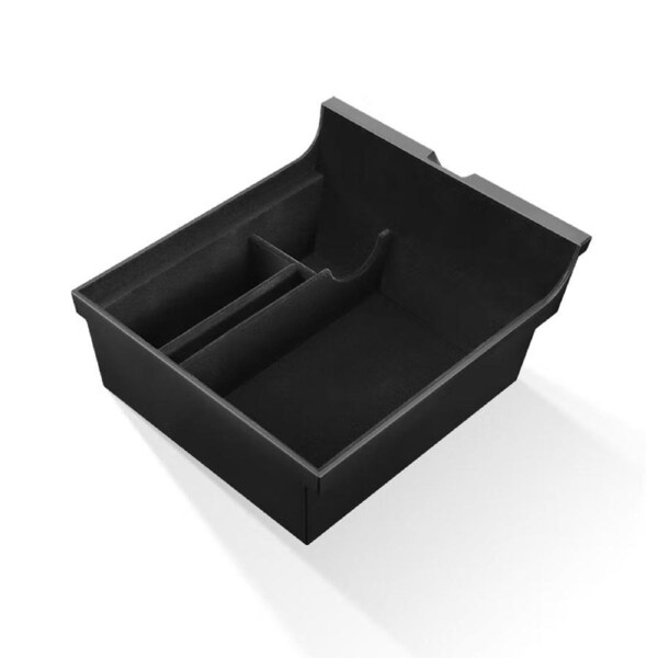 Tesla Model 3/Y 21-22 Center Console Organiser Armrest Box Fabric Finish Tray
