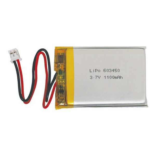 3.7V 1200mAh Li-Po Rechargeable Battery with JST PH Plug