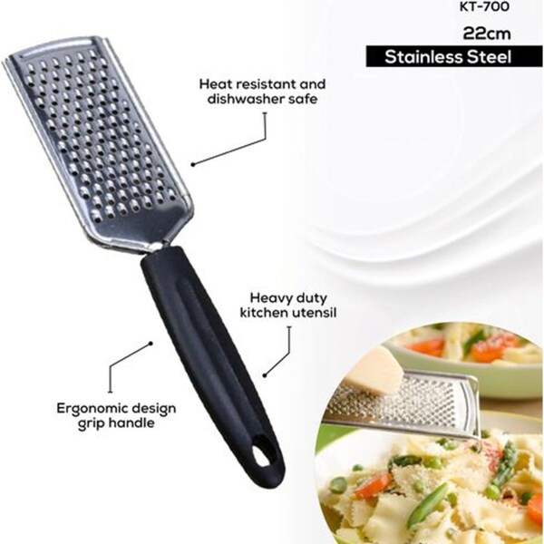 Ozoffer Stainless Steel Hand Cheese Grater Slicer Nutmeg Lemon Zester Tool