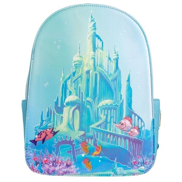 Loungefly Disney The Little Mermaid - Castle Snap Flap US Exclusive Mini Backpack