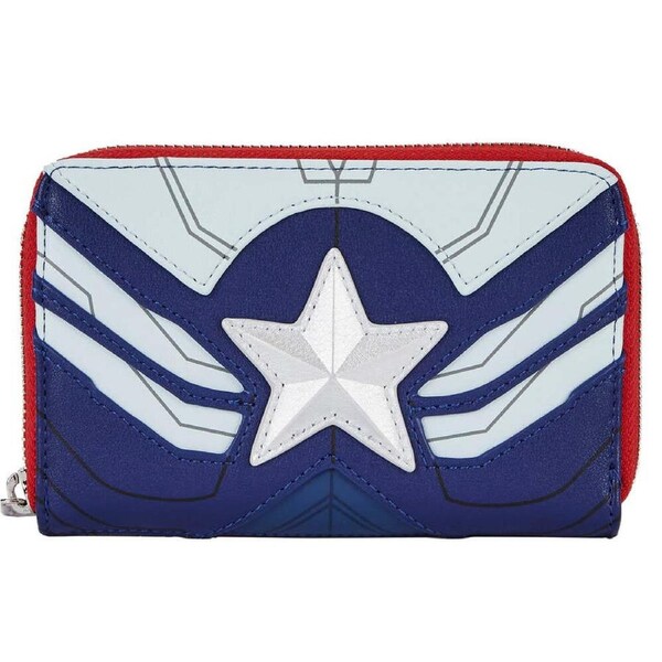 Loungefly Marvel - Falcon Captain America Zip Around Wallet