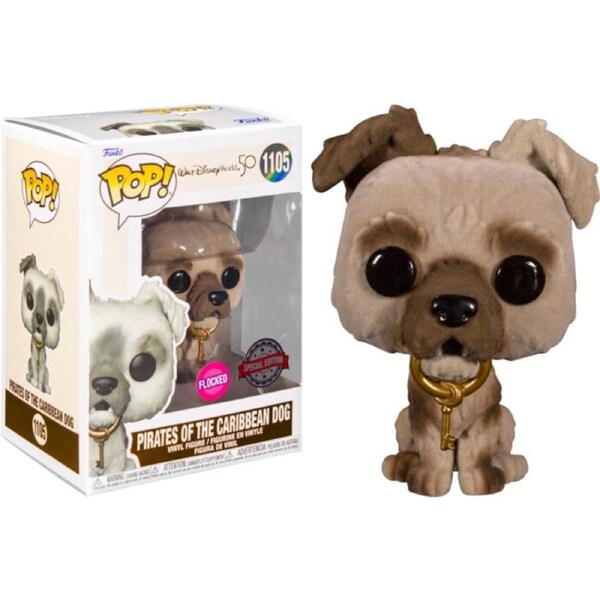 Pop! Vinyl - Walt Disney World 50th Anniversary - Pirates of the Caribbean Dog with Keys US Exclusive Flocked