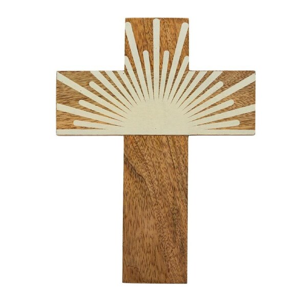 Coast To Coast Home - Décor Cross Elio Wood 15X20cm
