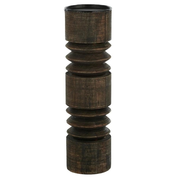 Coast To Coast Home - Candle Holder Vesper Wood 9X30cm