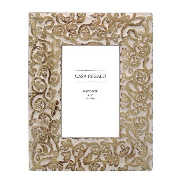 Coast To Coast Home - Photo Frame Carved Mango Wood 4x6inch
