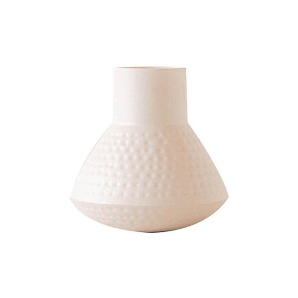 Rayell Alex Vase Beige Iron Home Indoor Plant/Flower Decor/Display 19x20x19cm