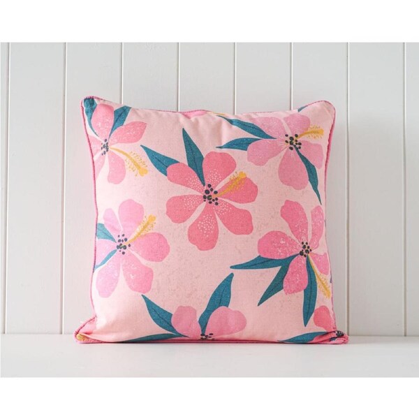 Rayell Indoor Square Cushion Blooming Bounty Home/Lounge Decor Pink 45x45cm