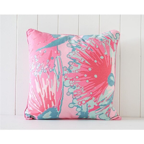 Rayell Indoor Square Cushion All in Bloom Print Home/Lounge Decor Light 45x45cm