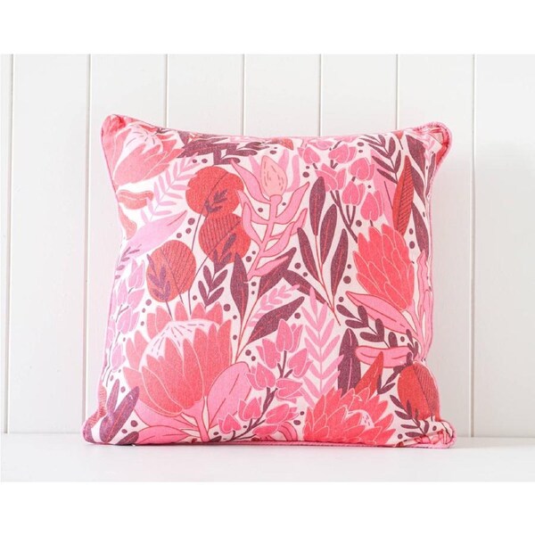 Rayell Indoor Square Cushion Earthly Pleasures Home/Lounge Decor Pink 45x45cm