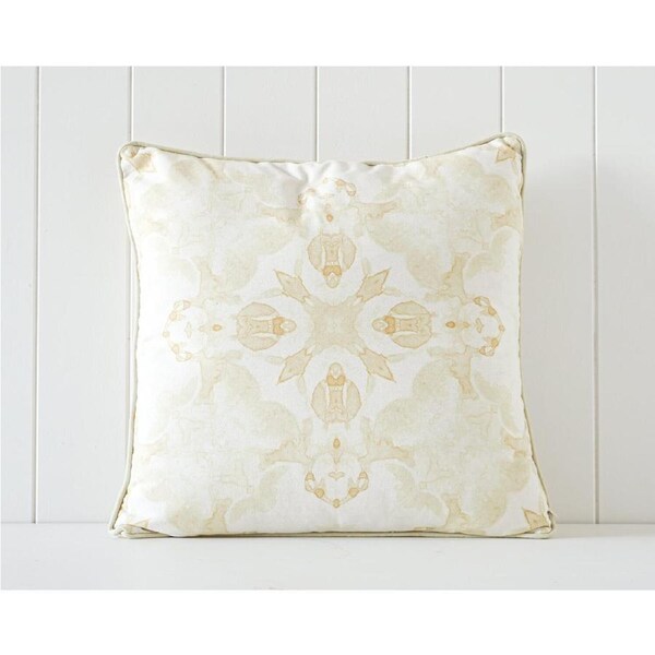 Rayell Indoor Square Cushion Illusion Print Home/Lounge Decor Gold 45x45cm