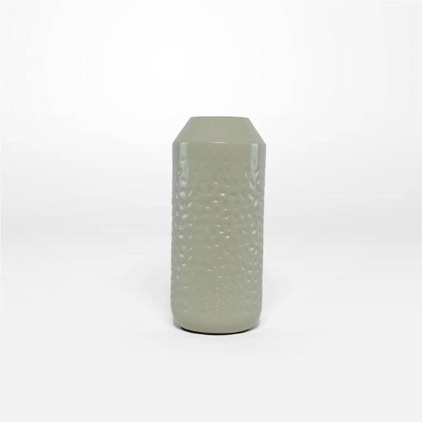 Rayell Metal Vase Rhiannon Sage Home Decorating Flower Holder Jug 12x27x12cm