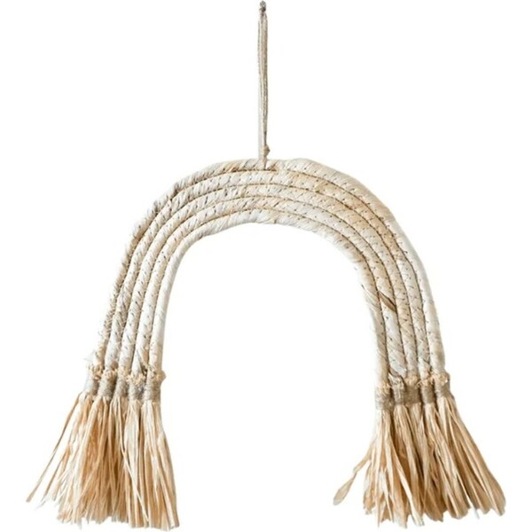 Rayell Wall Art Hanging Natural Rainbow 27x26cm Home/Lounge/Bedroom Decor Set