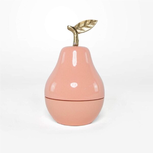 Rayell Decor Eve Peach Home Decor Jewellery/Trinket/Key Storage Box 9x15x9cm