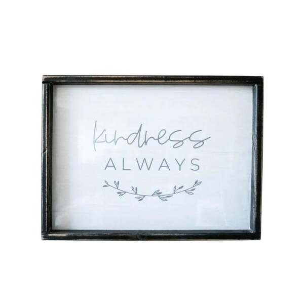 Rayell Wall Quote Kindness Always Wall Art Writing 41x31cm Home/Lounge Decor