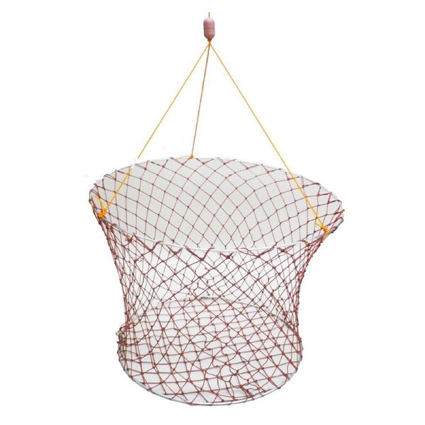 Heavy Duty Double Ring Crayfish Net/Trap with Mesh Base