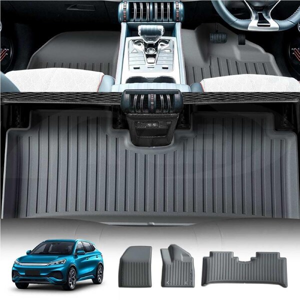 3D Floor Mats for BYD Atto 3 Atto3 2022-2025 Heavy Duty All Weather Car Mats Carpet Liner Set