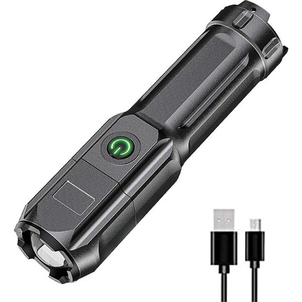 Ozoffer 990000LM CREE LED Tactical Flashlight USB Rechargeable Camping Hunting Torch