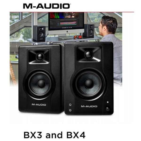 M-Audio BX3 D3 Powered Studio Monitors Speakers 3inch (Pair)