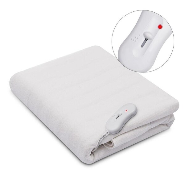 Costway Electric Blanket Heated Pad Warmer Washable w/3 Heating Modes for Massage Table/Sofa/Single Bed Heating Pad