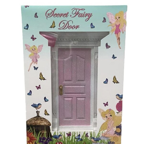 Cotton Candy - Light Pink Glitter Secret Fairy Door