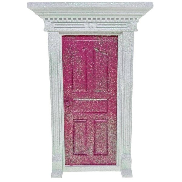 Cotton Candy - Dark Pink Glitter Secret Fairy Door