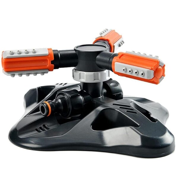 Lawn&nbsp;Sprinkler Garden Water Sprinkler Automatic 360 Degree Three Arm Rotating Sprinkler Adjustable&nbsp;Lawn Irrigation System for Home Garden Lawn Yard Nursery