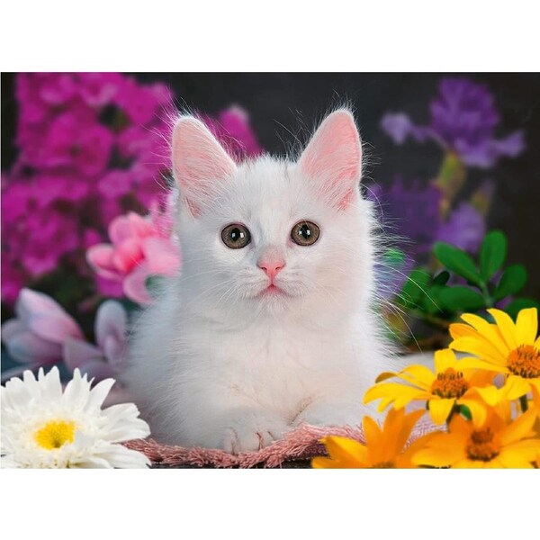 Ravensburger - Glitter Cat Puzzle 100pc