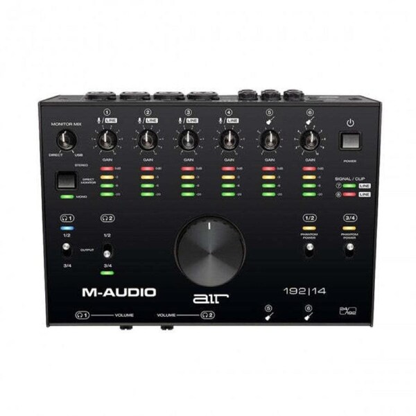 M-Audio AIR 192-14 USB Audio Interface 8-In/4-Out 24/192 Input/Output