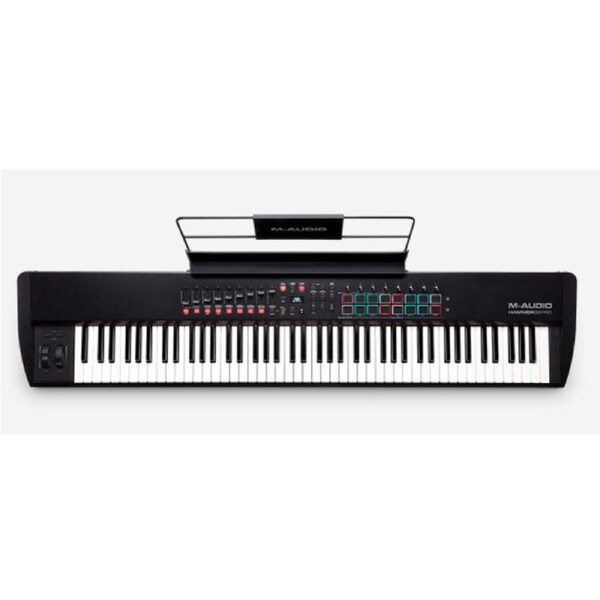 M-Audio Hammer 88 Pro Note Fully Weighted USB Controller w/ Pads & Faders